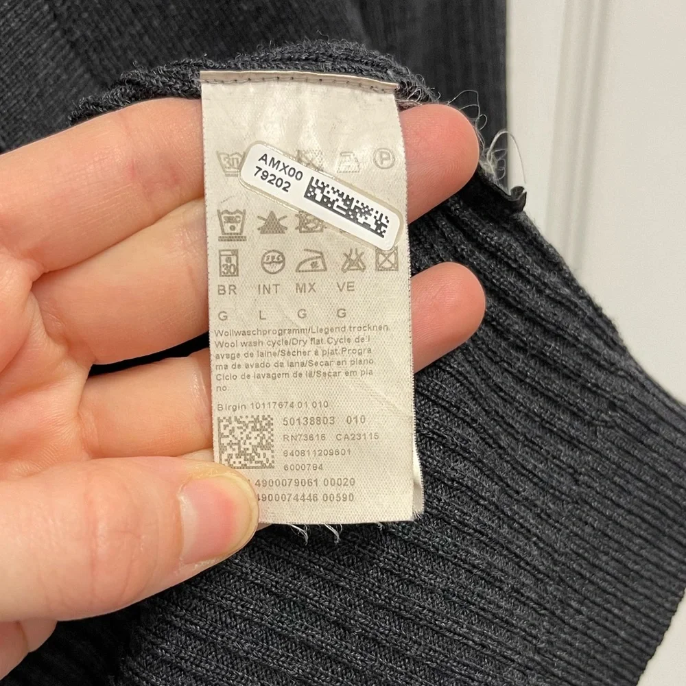 Hugo Boss Wool Ribbed Sweater Jacket - Picture 9 of 15